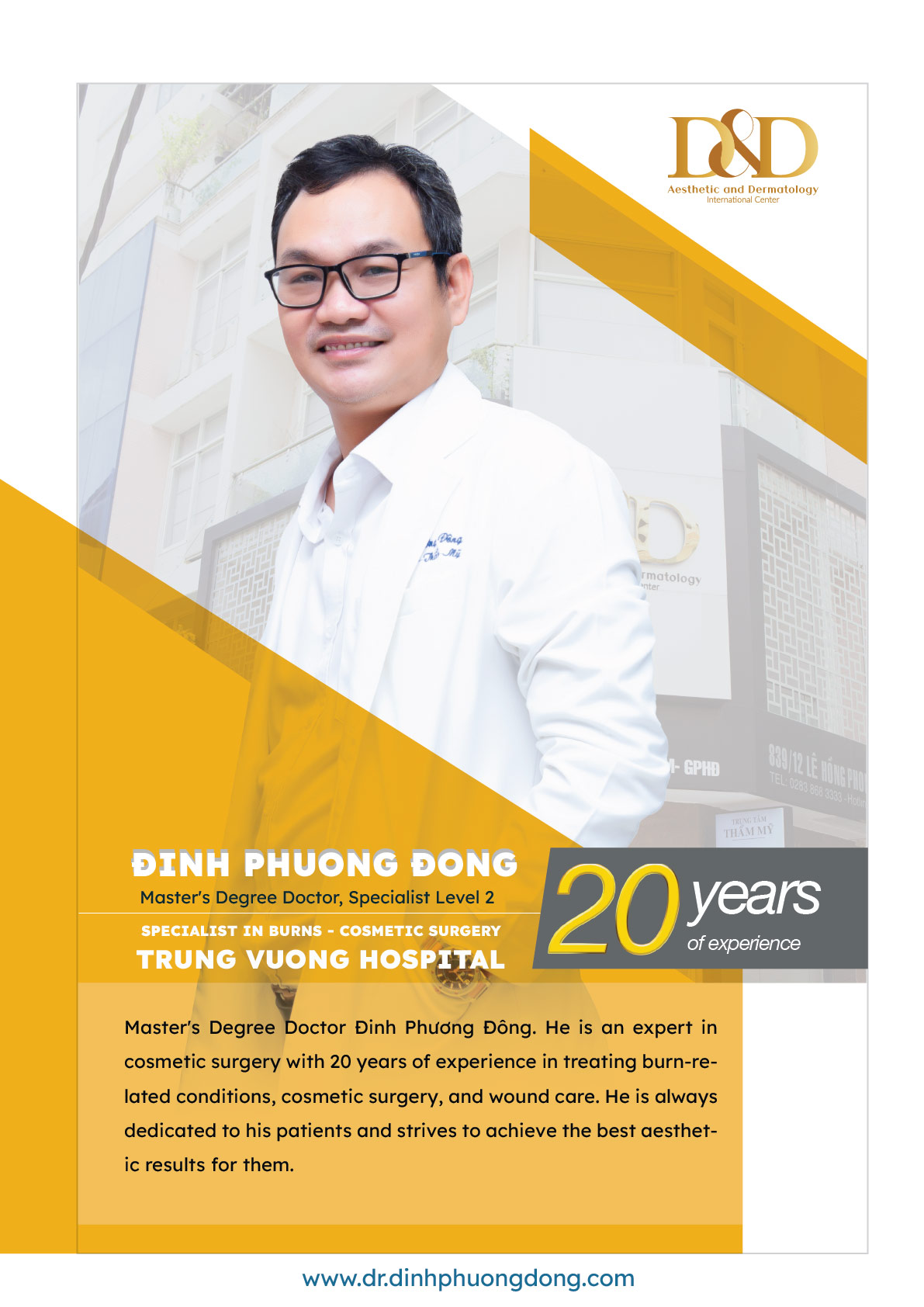 Profile Master Doctor DINH PHUONG DONG